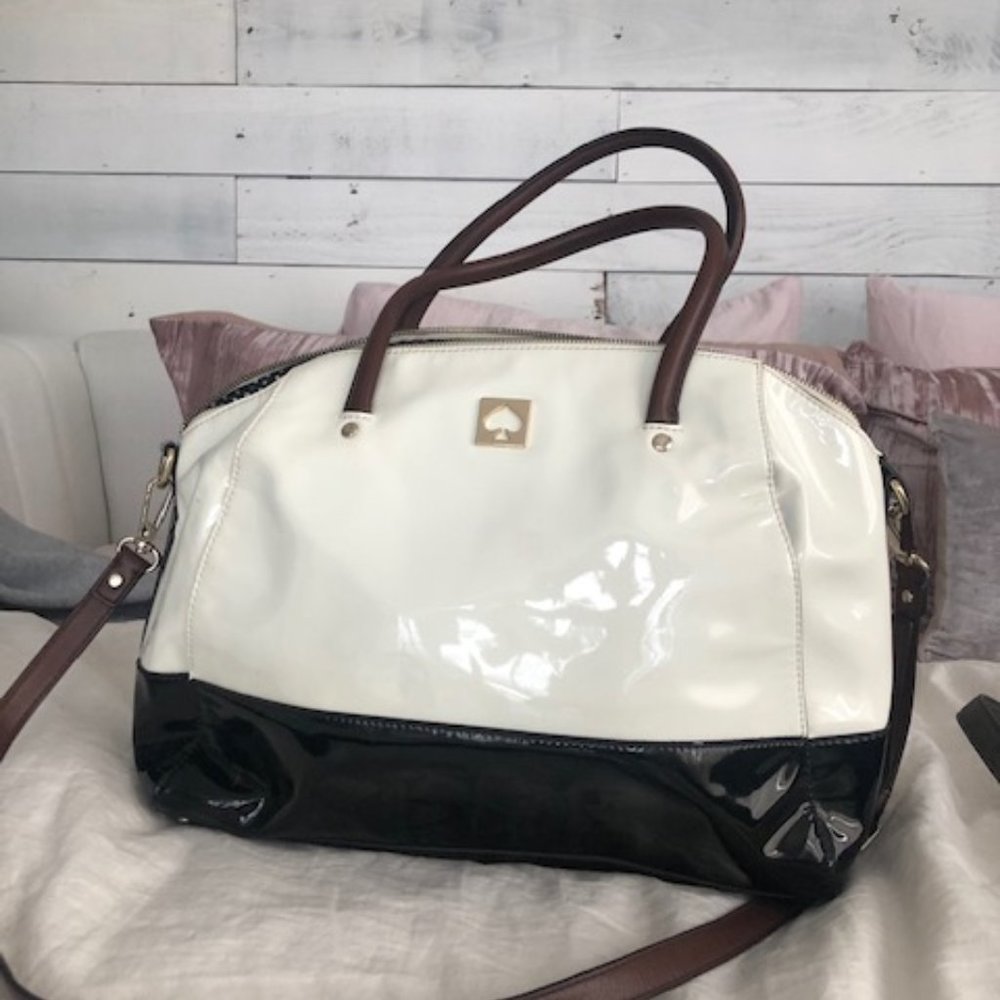 Kate Spade Black and White Satchel